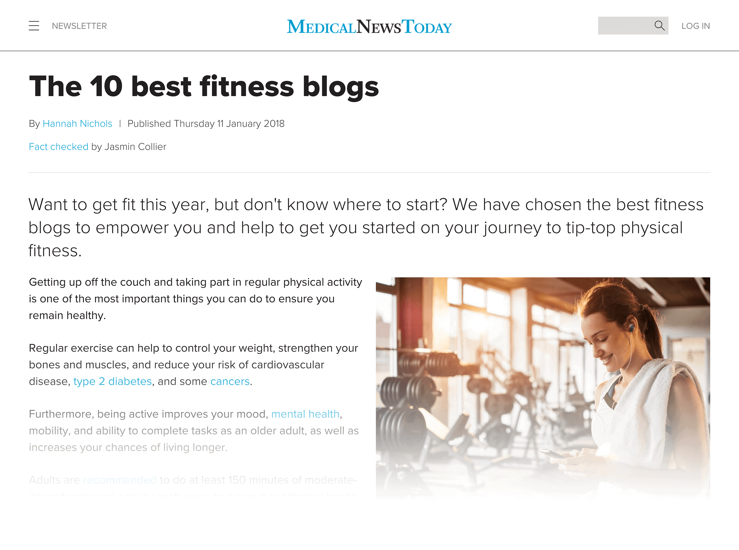 10 fitness blogs to follow