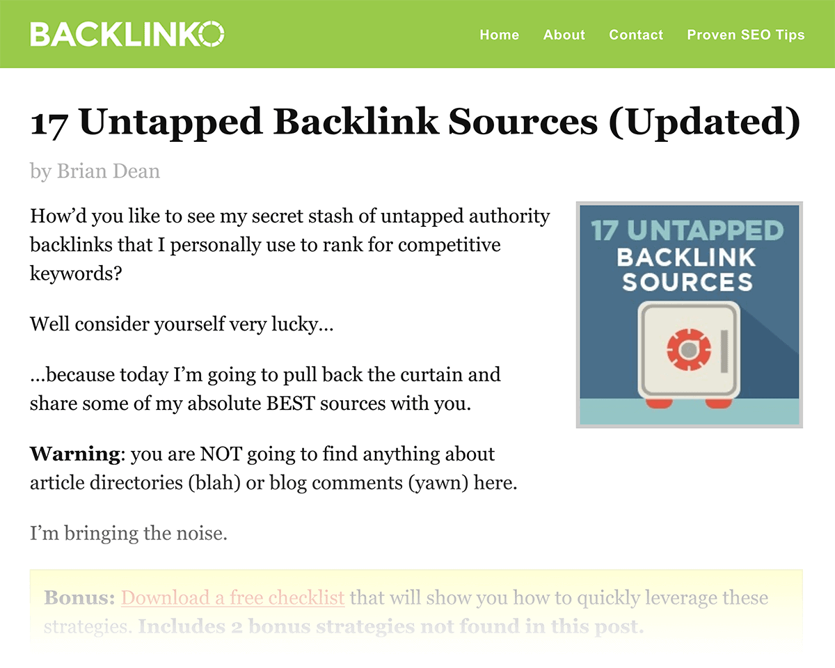 17 Untapped Backlink Sources