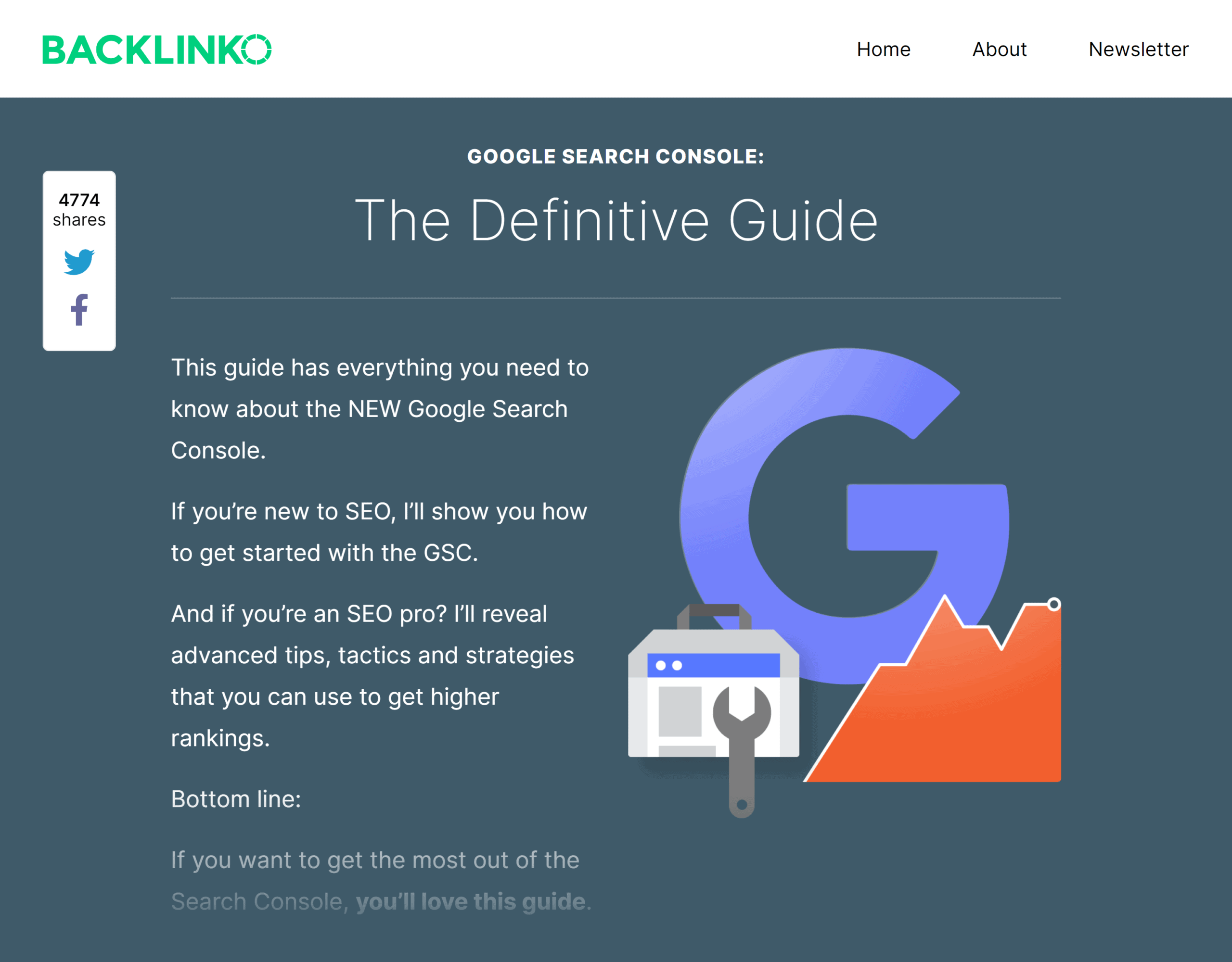 Backlinko – Google Search Console