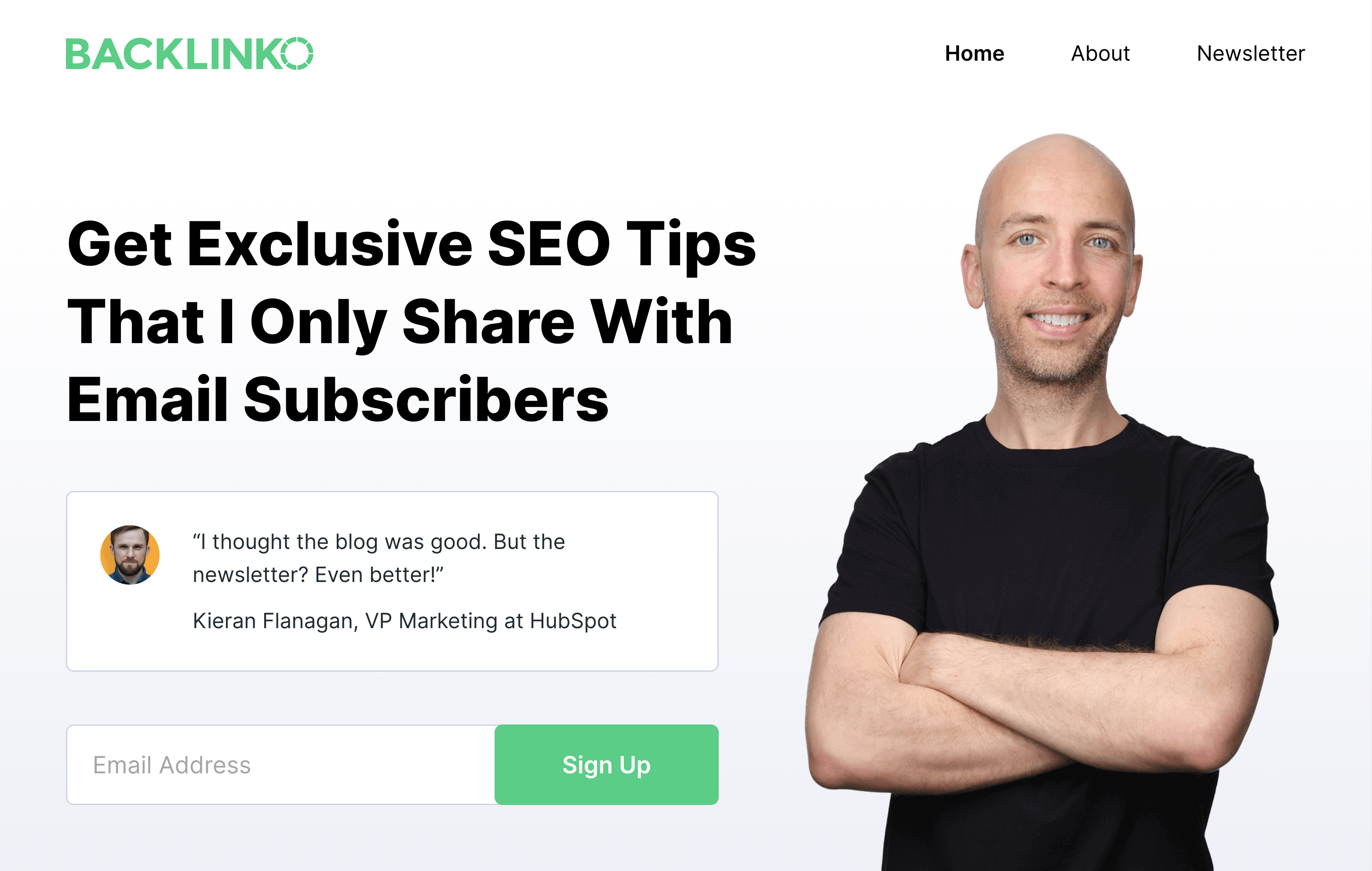 Backlinko homepage