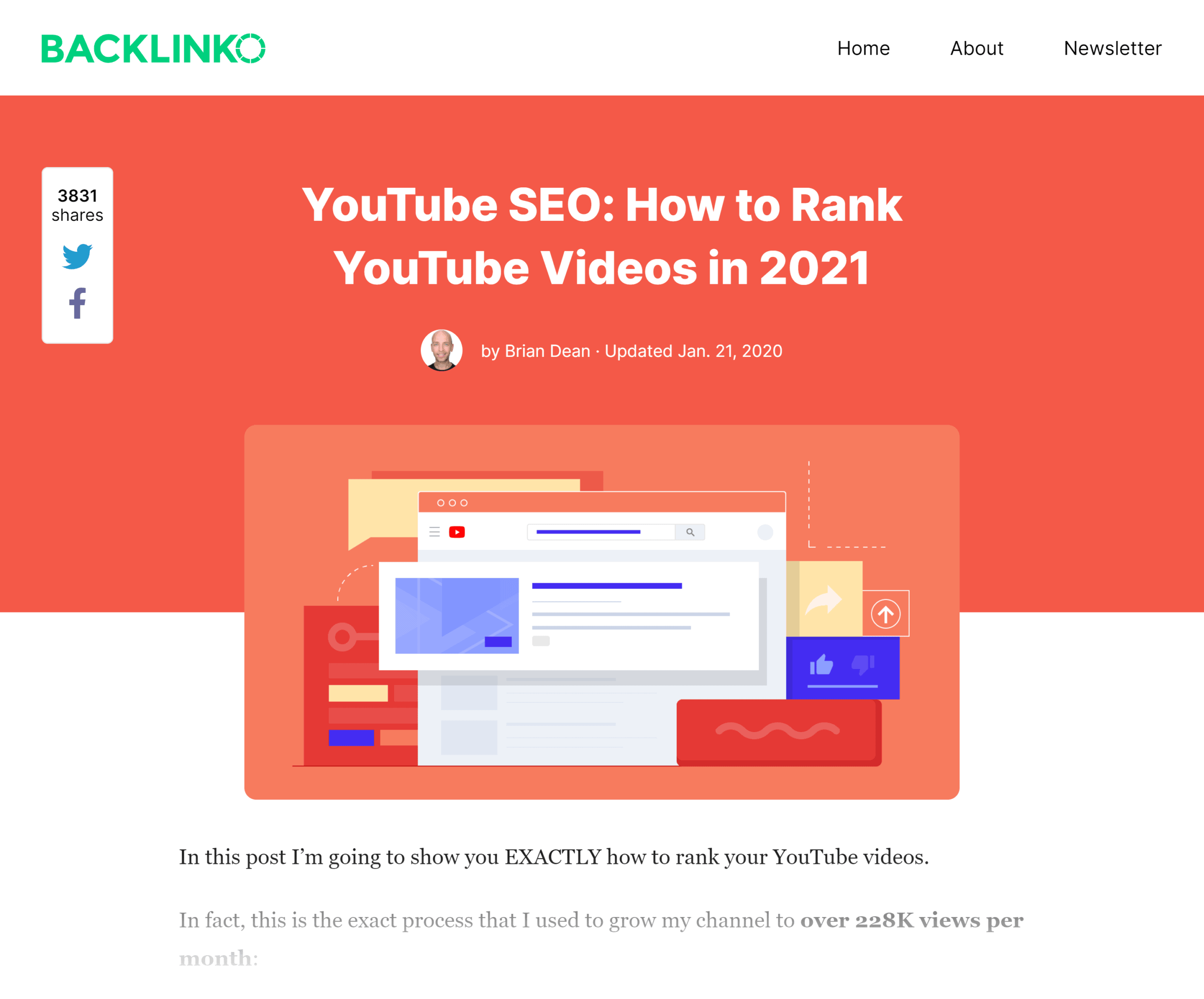 Backlinko – How to rank YouTube videos