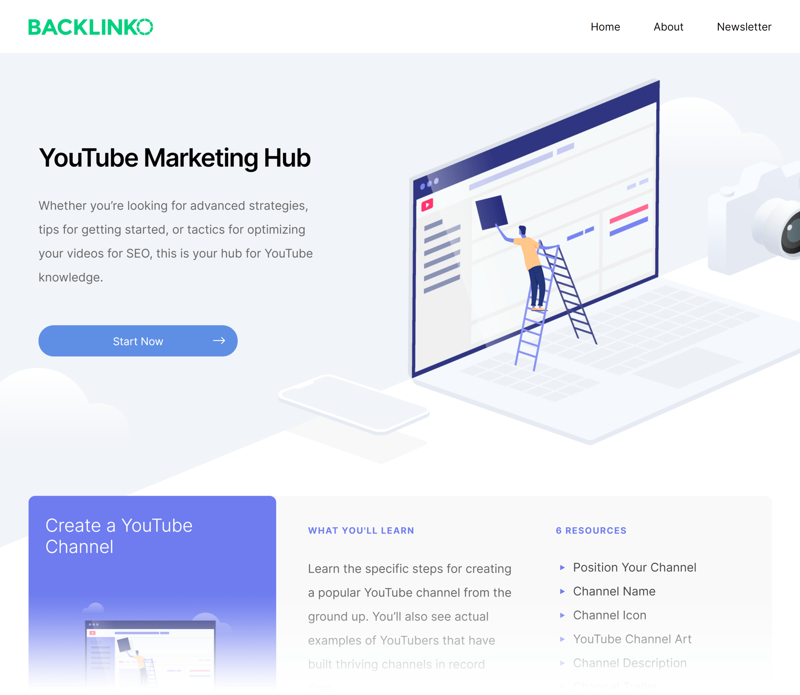 Backlinko – Hub – YouTube