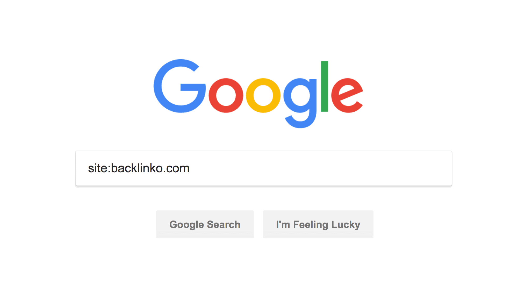 Backlinko index search