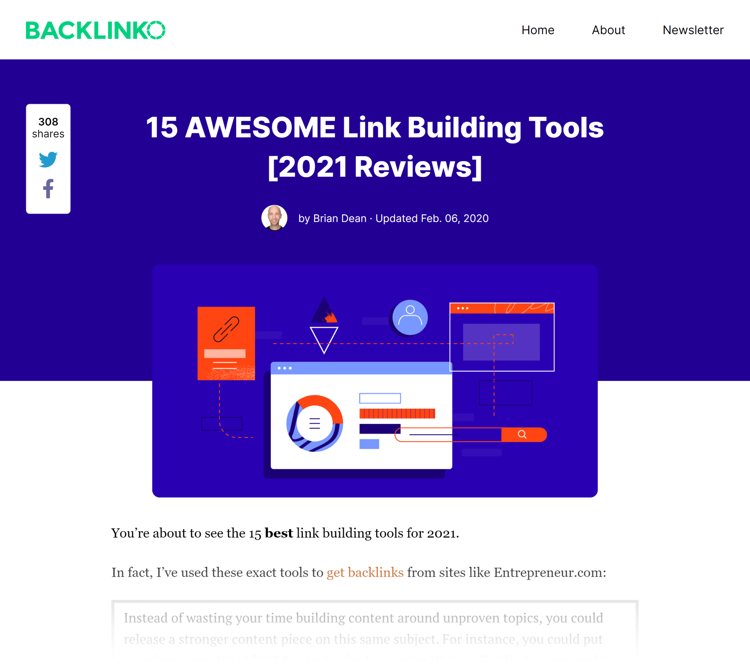 Backlinko – Link building tools