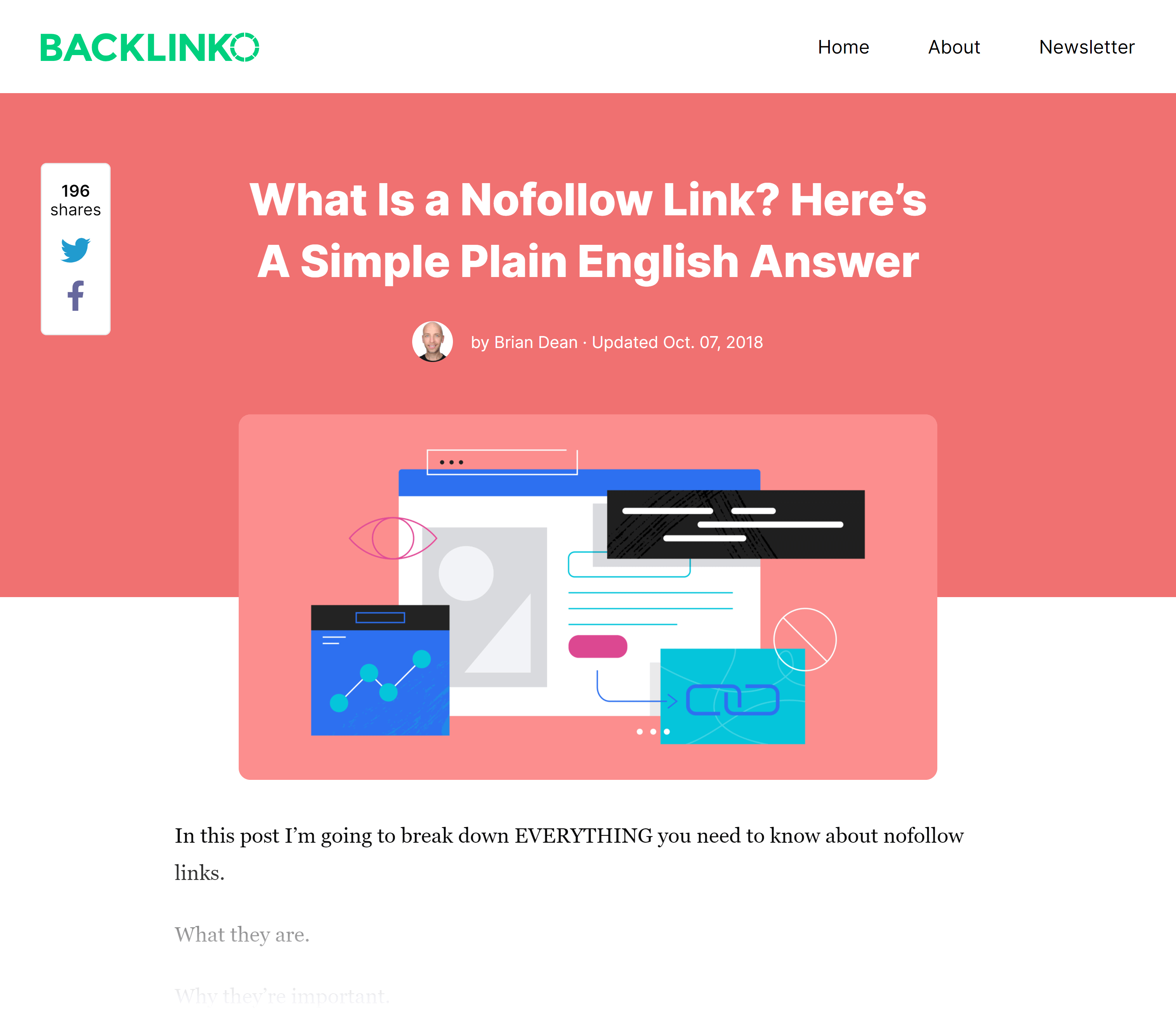 Backlinko – Nofollow link