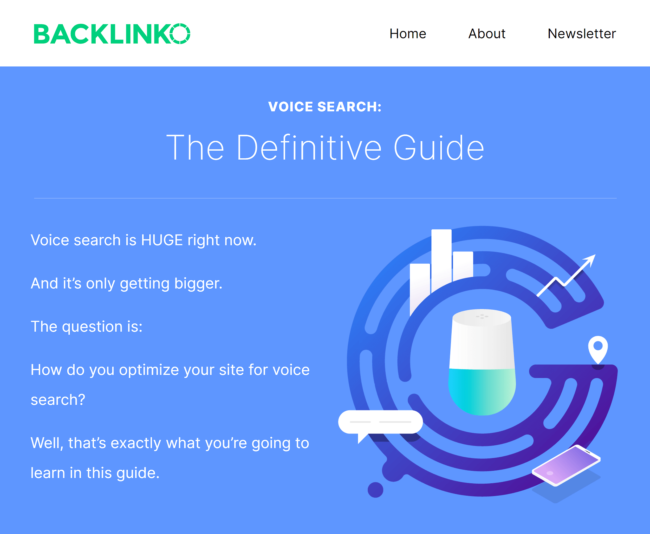 Backlinko – Optimize for voice search – Intro