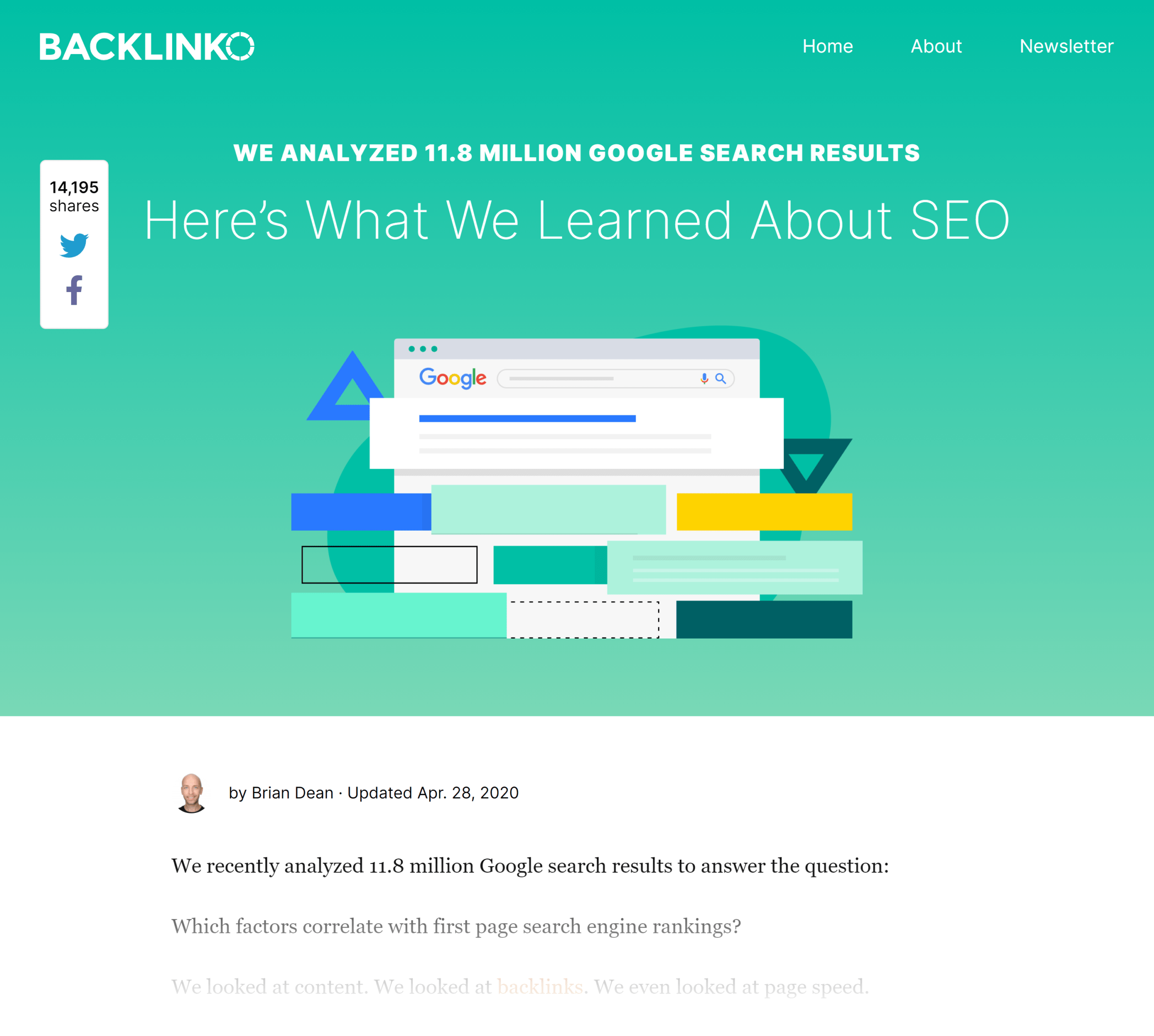 Backlinko – Search engine ranking study