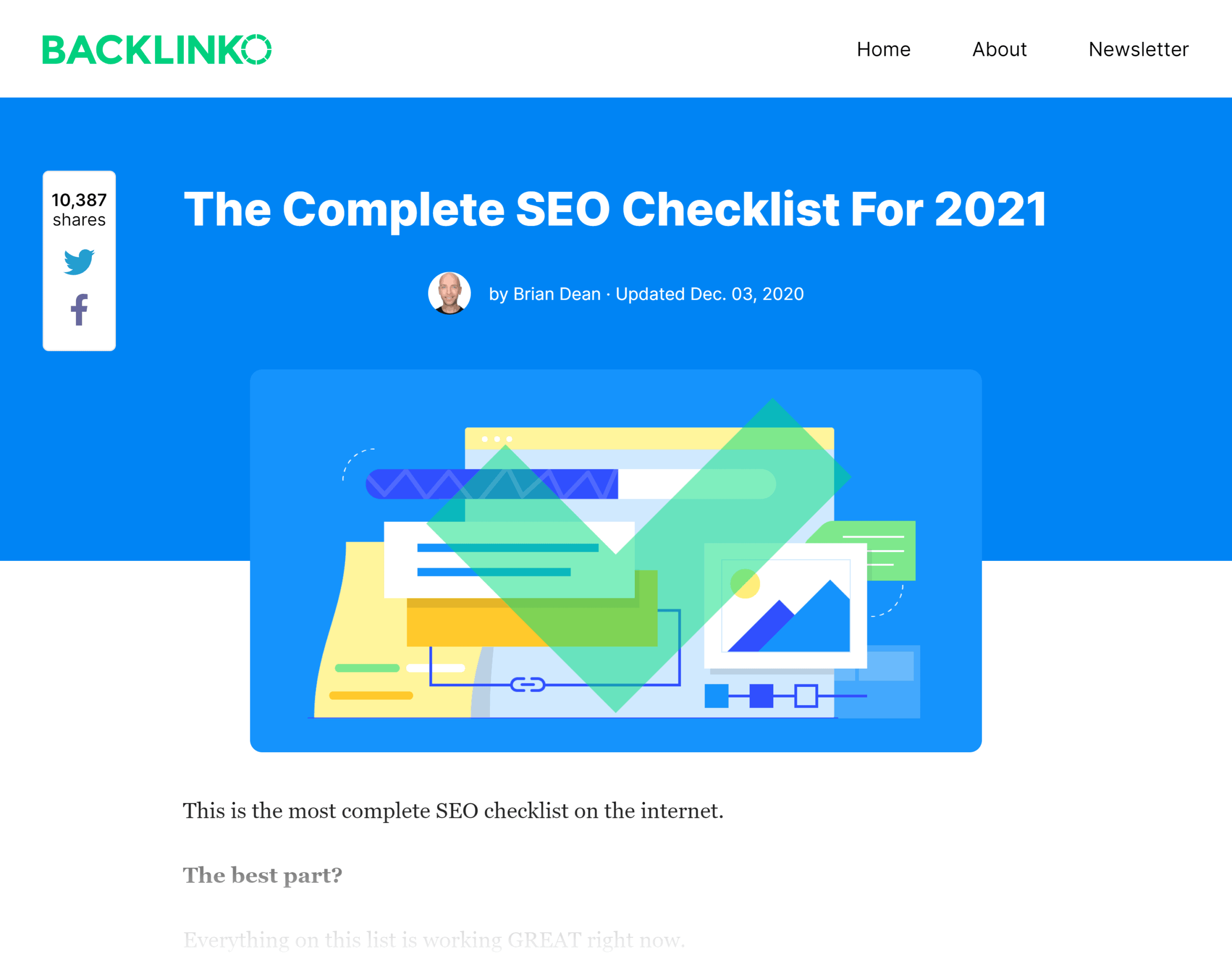 Backlinko – SEO Checklist