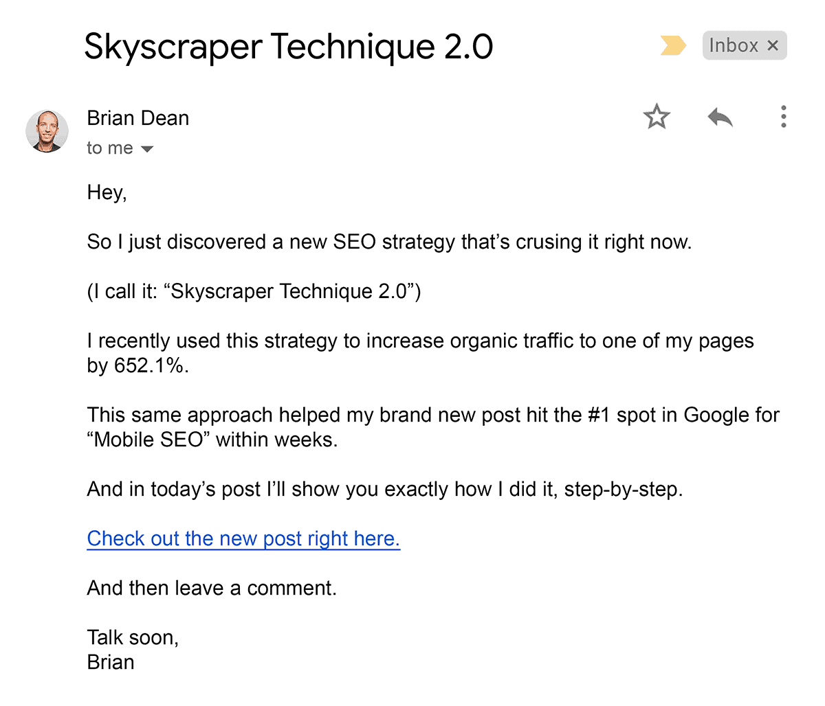 Brian email