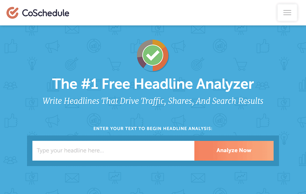 CoSchedule Headline Analyzer tool