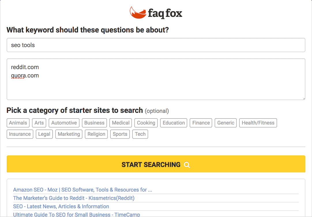 FAQfox