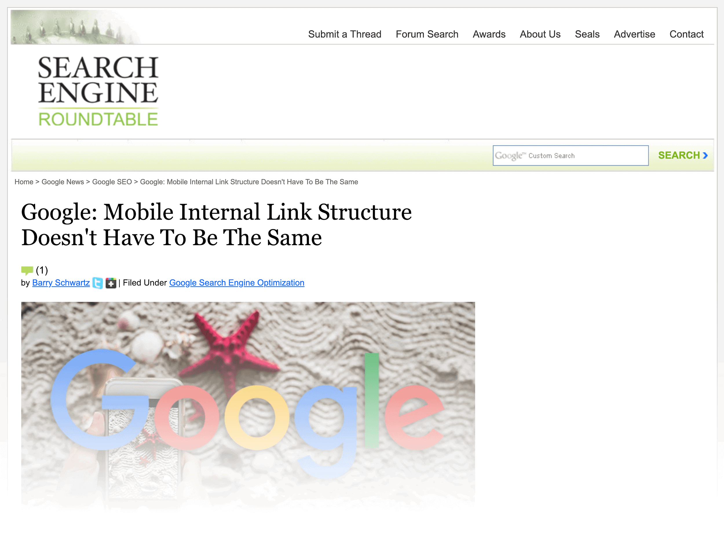 Google has said it&#039;s okay to have different link structures for desktop and mobile versions of your site