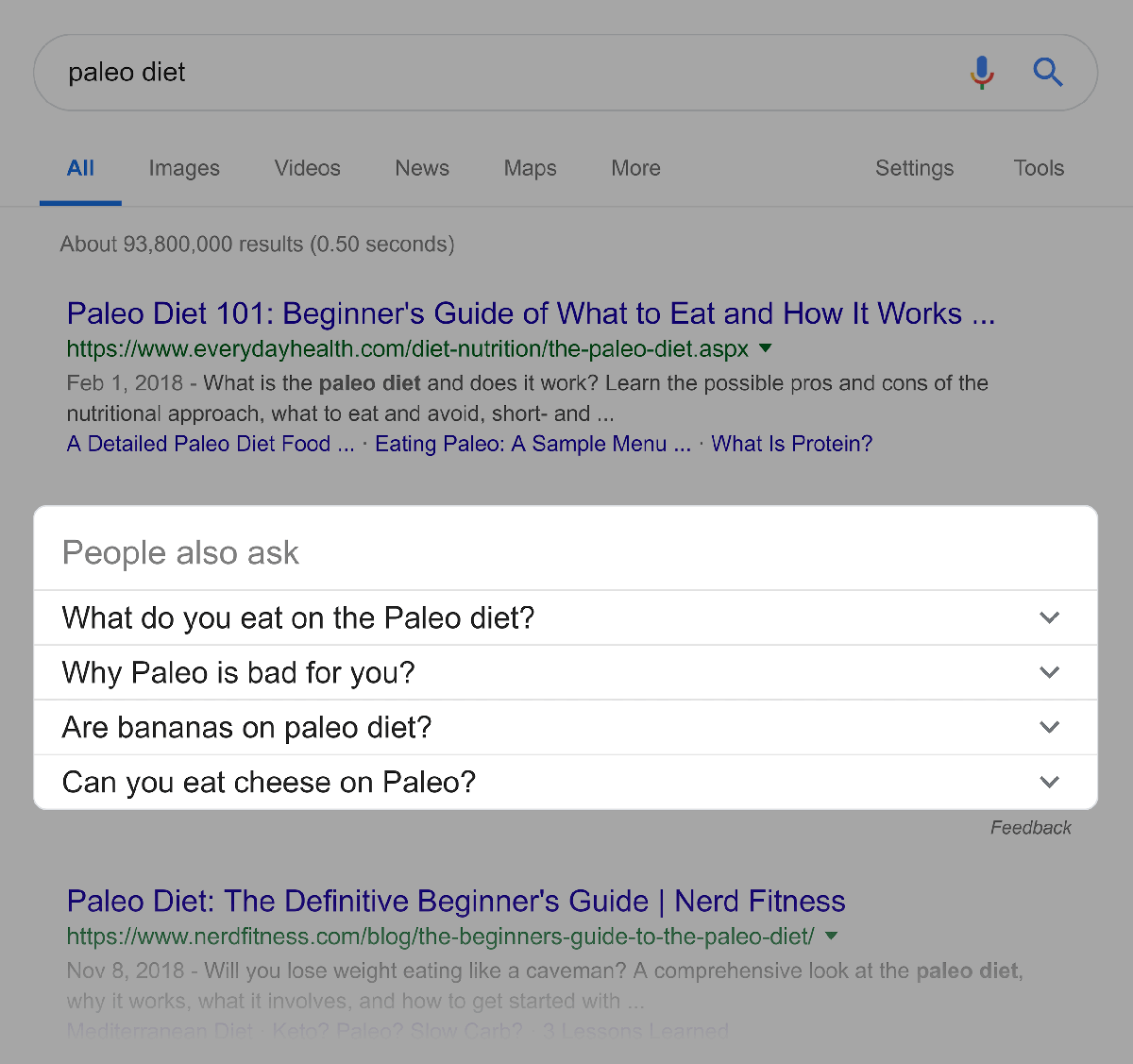Google – People also ask