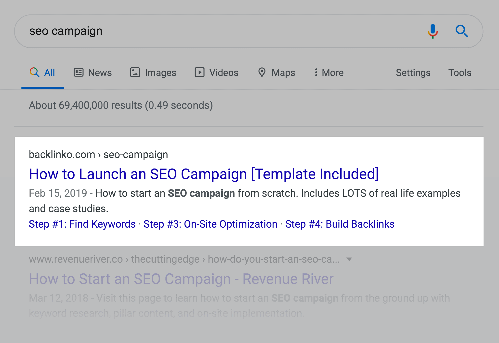 How to Launch an SEO Campaign post in SERPs