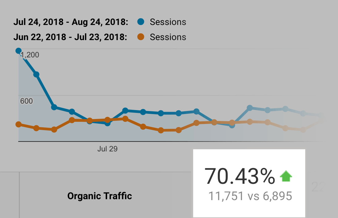 Increase Website Traffic – Organic traffic boost