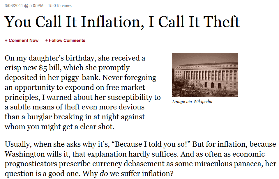 inflation article