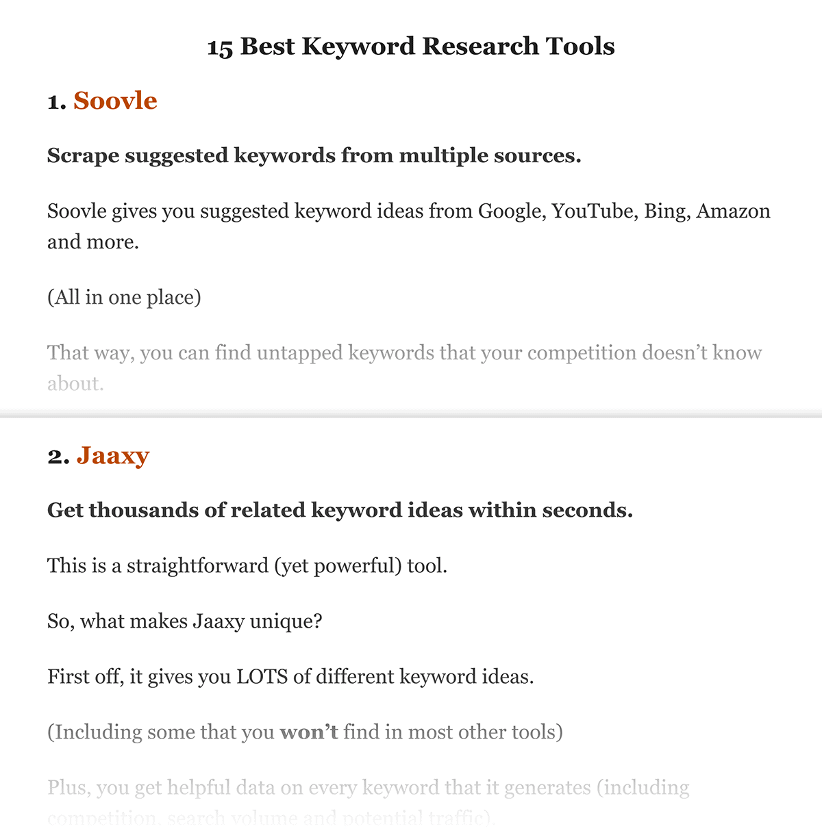 Keyword Research Tools For SEO post