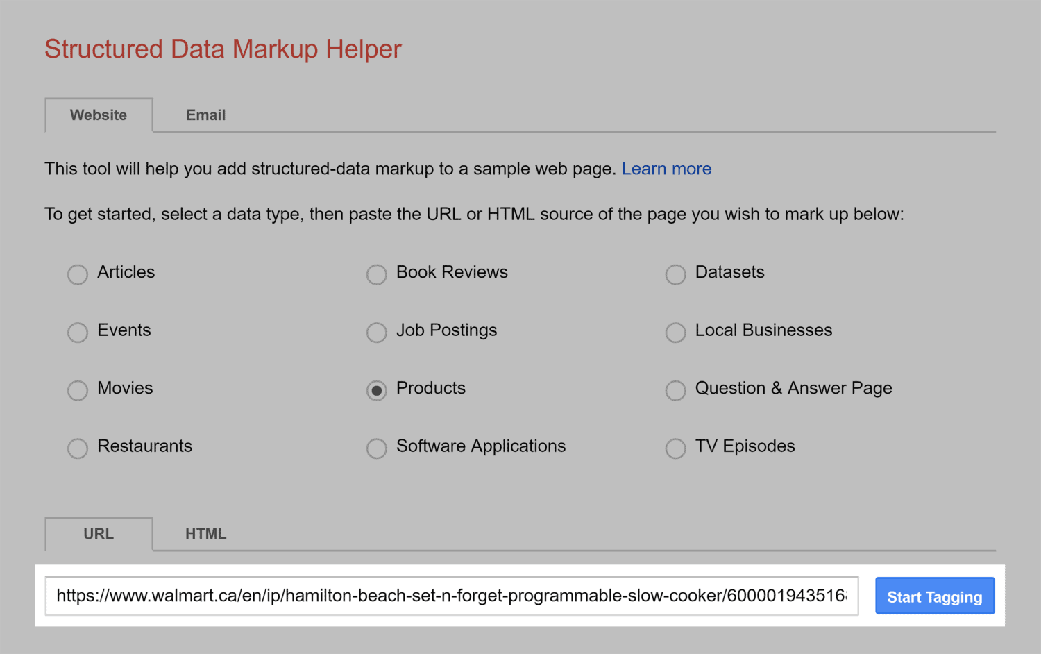 Markup Helper – Paste link
