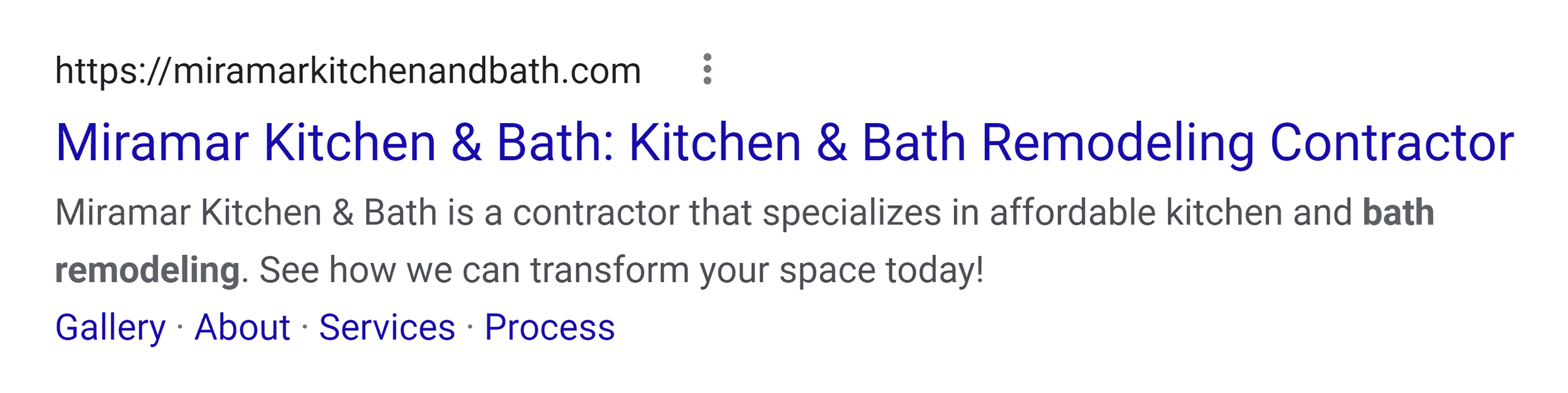 Miramar kitchen and bath remodeling