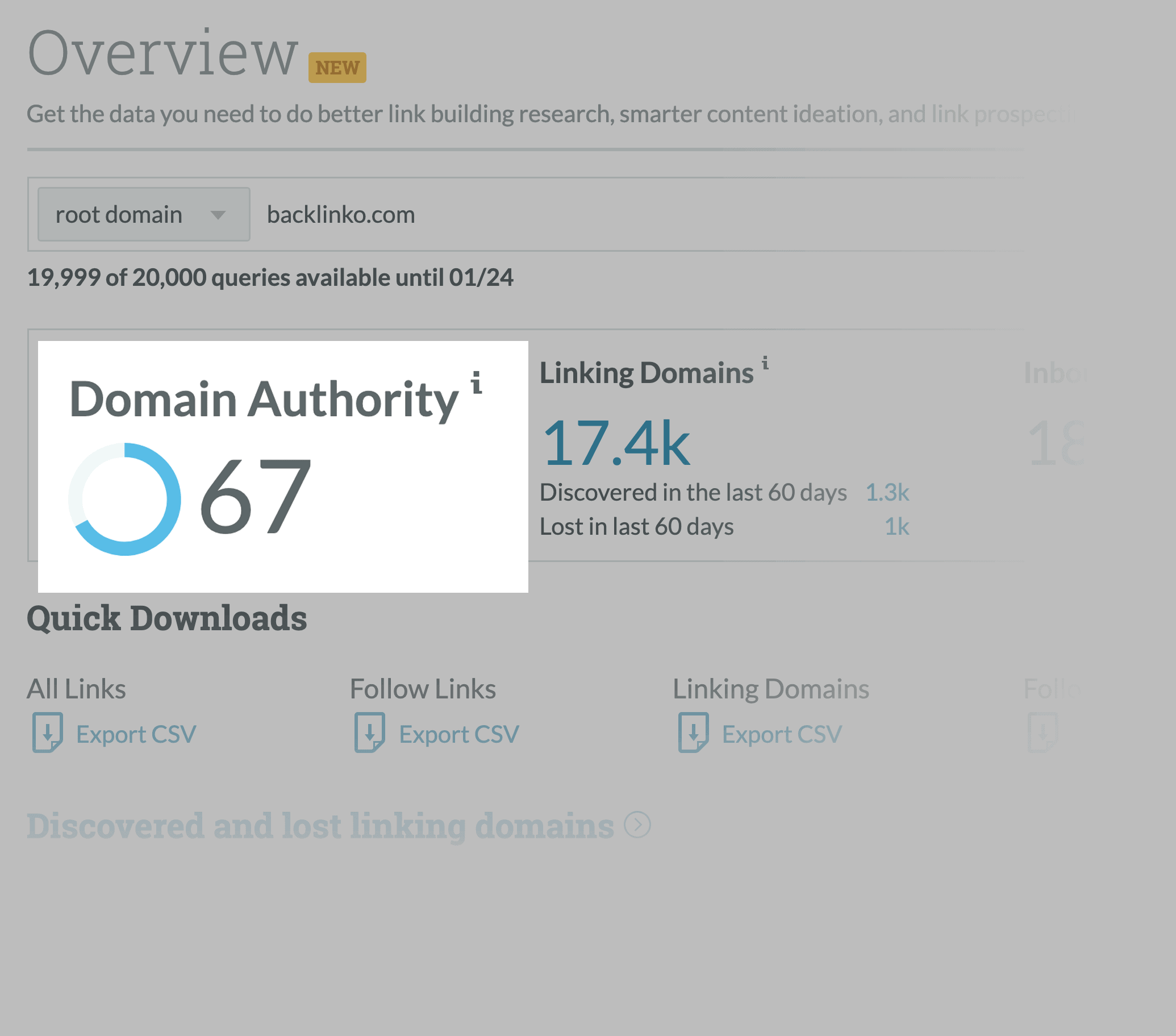 Moz link explorer domain authority