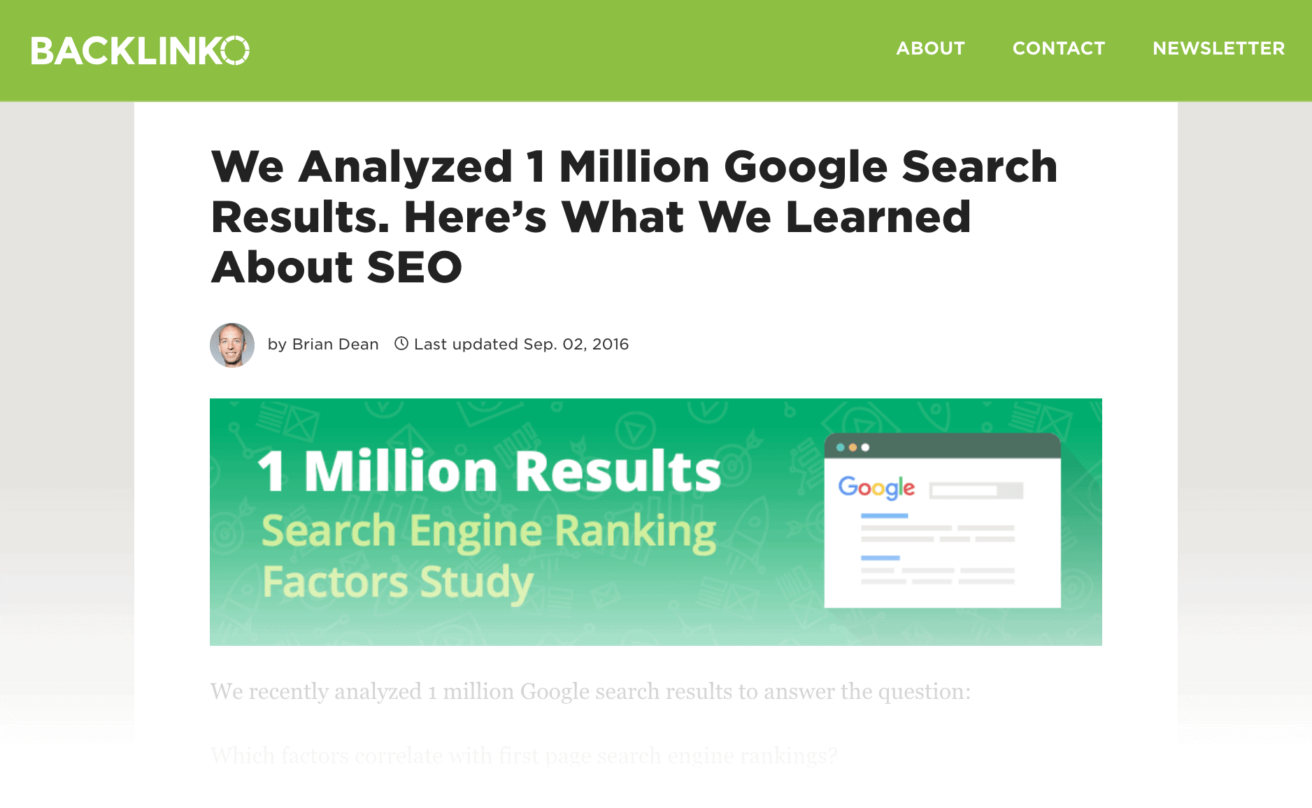 Search Engine Ranking post