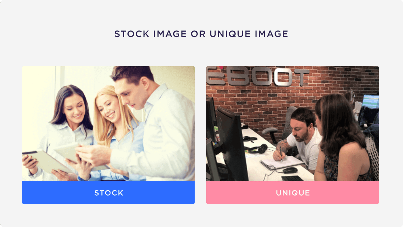 Stock image or unique image