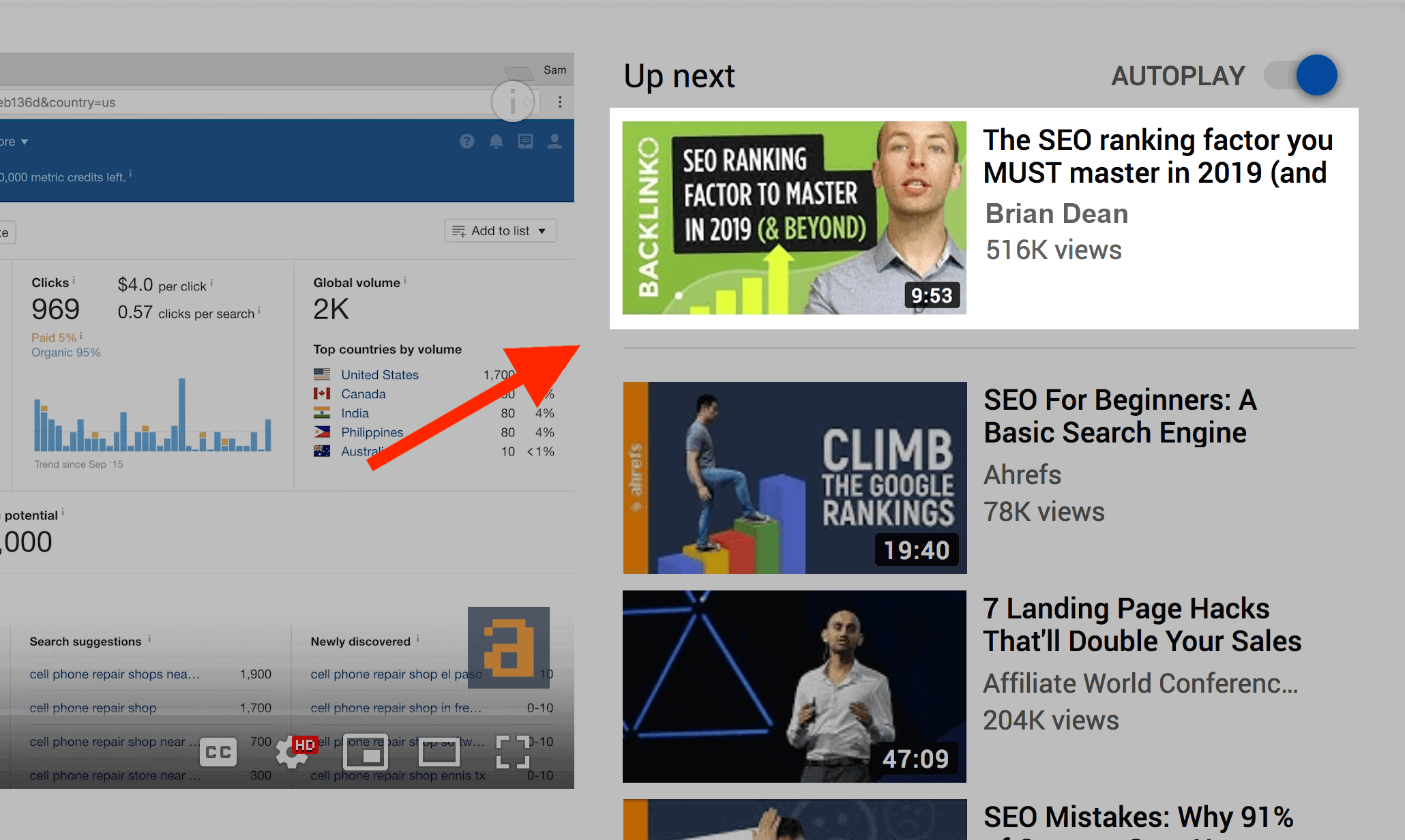 Suggested videos