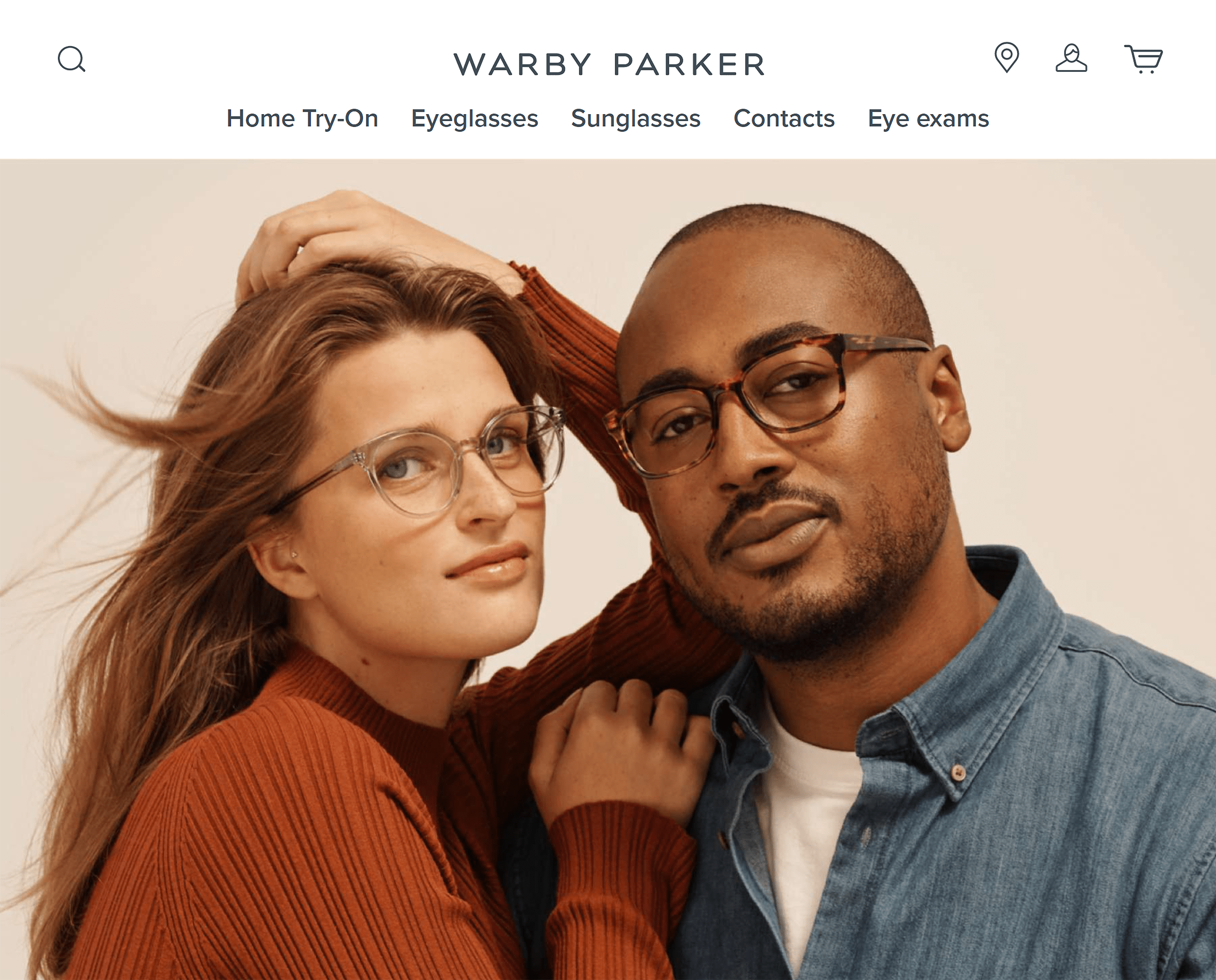 Warby Parker – Homepage