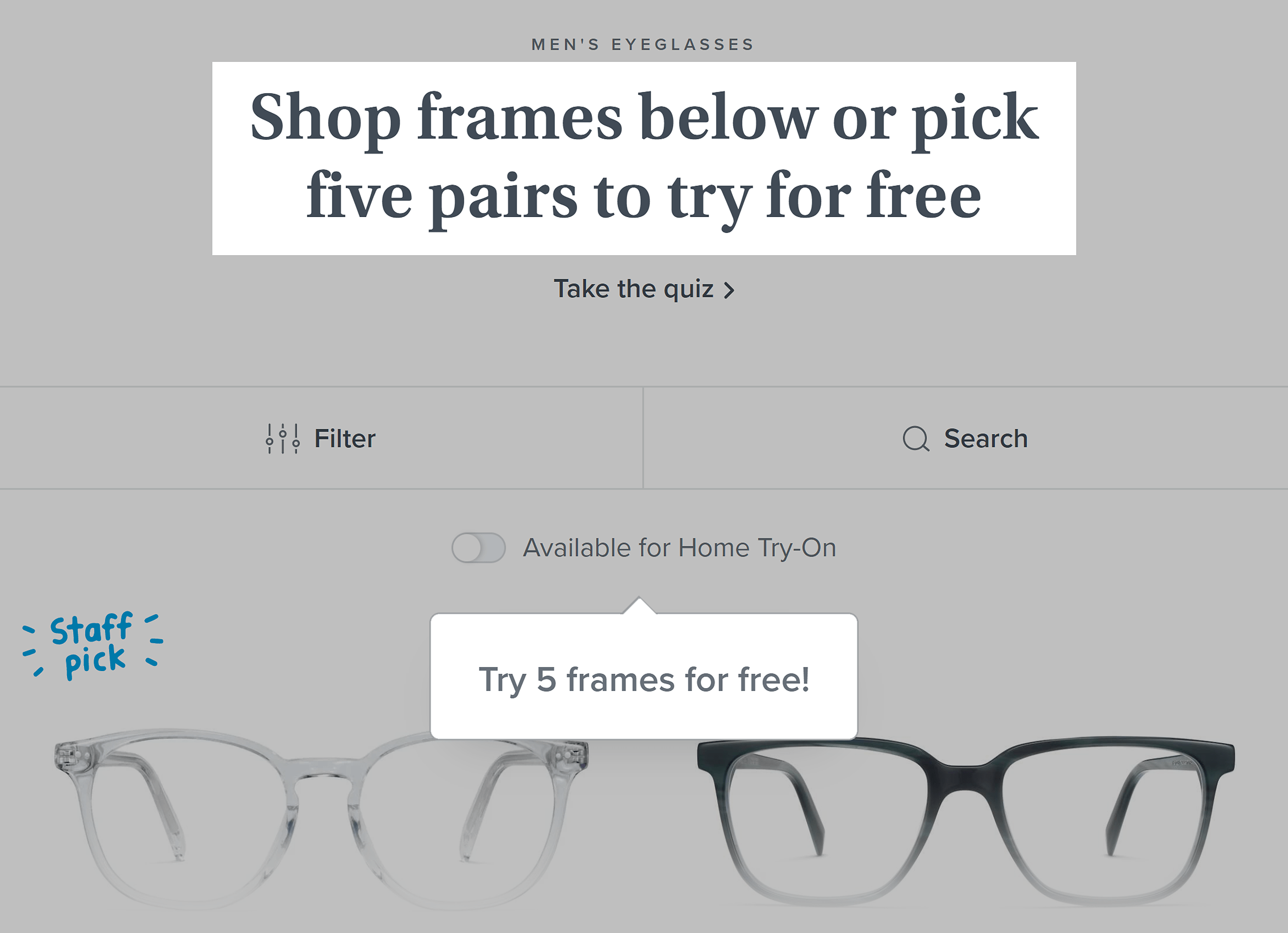 Warby Parker – Offer